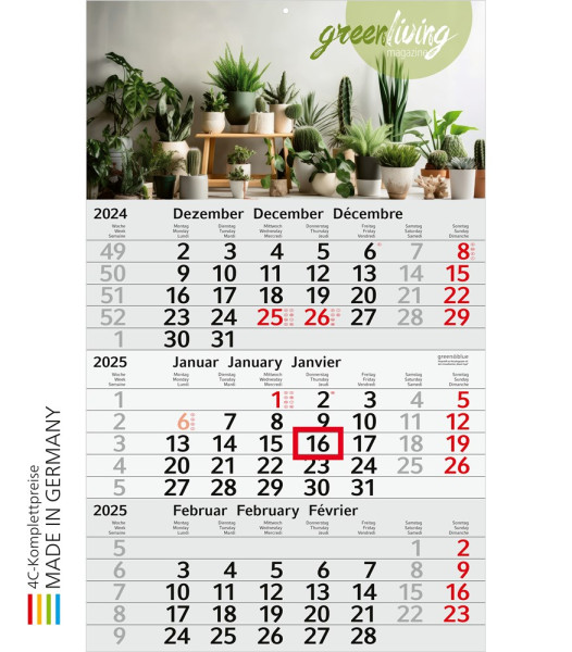 Werbekalender mit Logo