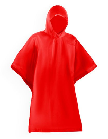 Poncho mit Logo